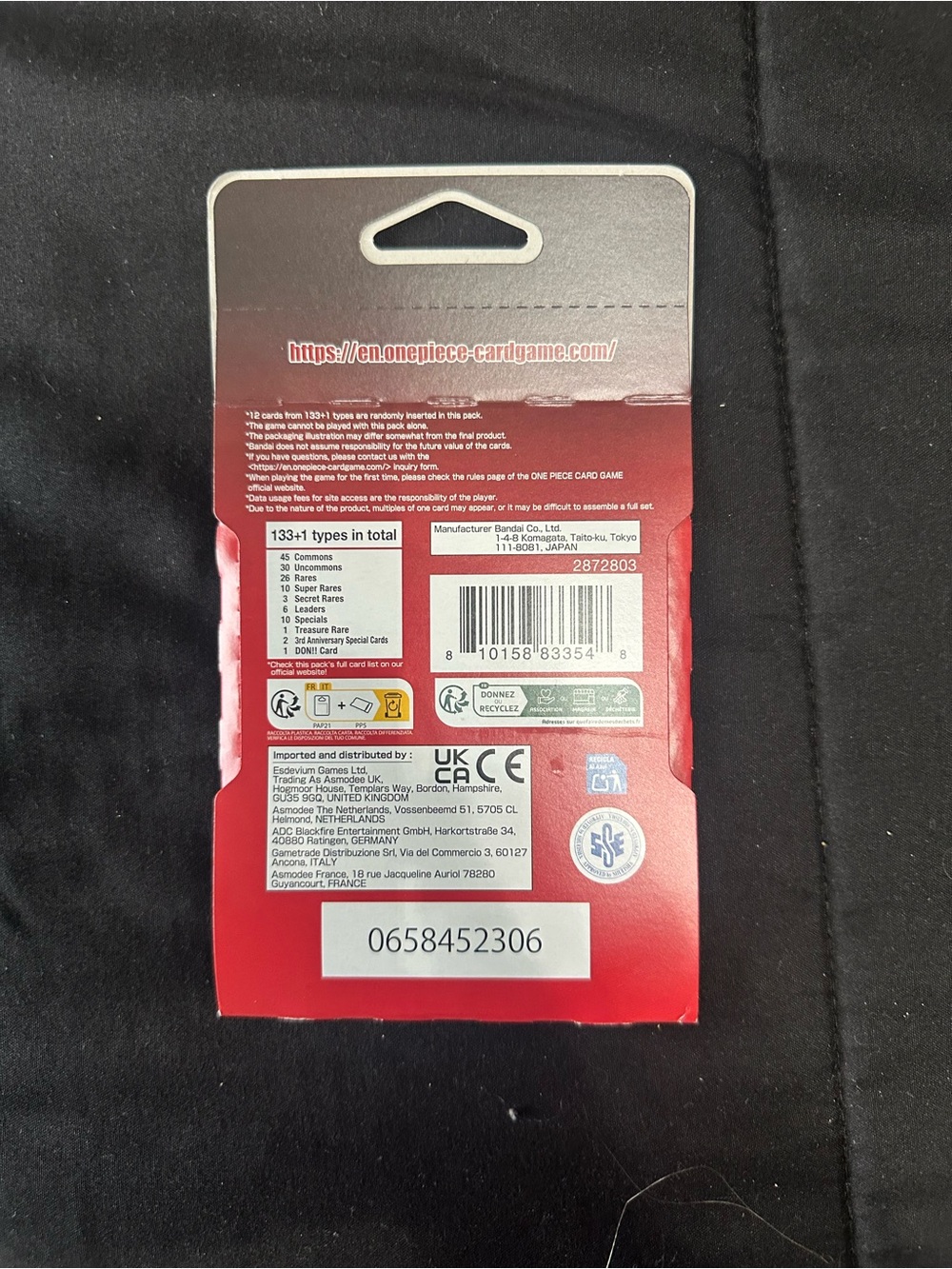 One Piece TCG: English OP-13 Carrying On His Will 12 Card Booster Pack - Picture 2 of 2